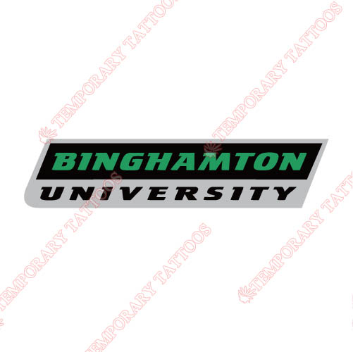 Binghamton Bearcats 2001 Pres Wordmark Customize Temporary Tattoos Stickers NO.4006